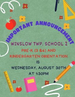 Pre-K (3 and 4) and Kindergarten Orientation 